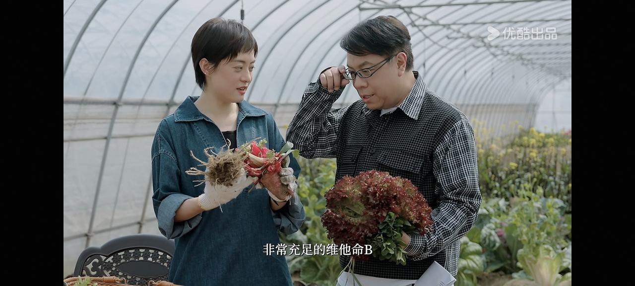 蔡康永问孙俪，你平时就是吃这个？她说她在家就吃自己种的菜，一顿三餐水煮和清蒸。