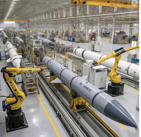 伤害性很大，侮辱性更强。中国罕见地公开了PL-15导弹的全自动生产线，号称一天的