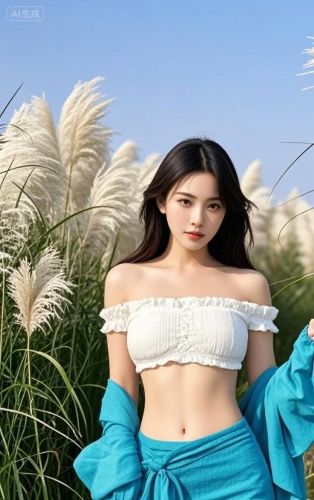 不是所有秋天都叫“芦苇海”——那是阳光熔铸的流动黄金。
