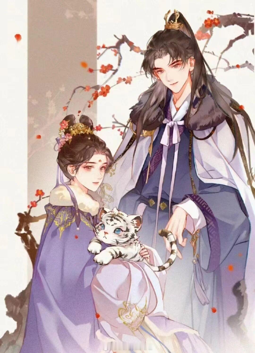 那年海棠春意浓，少年一袭紫衣，从此难忘。——《将门嫡女》早安推文