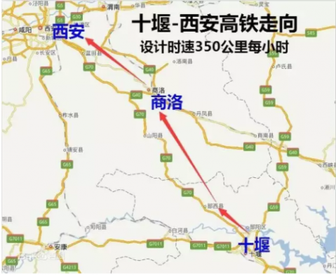 从合肥至安庆高速铁路安庆西站引出,安徽潜山,太湖,宿松县进入湖北