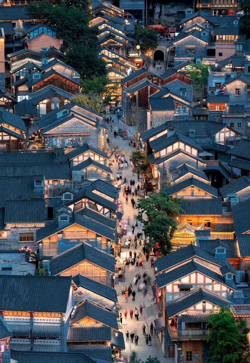 晚安，明天见！（图源@重庆市文化旅游委）