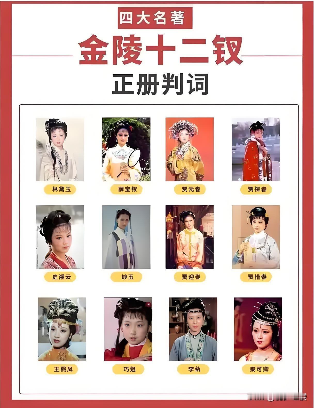 “金陵十二钗”判词，与红楼梦里十二个人物形成的对应，看上去就是以预言的形式暗示她