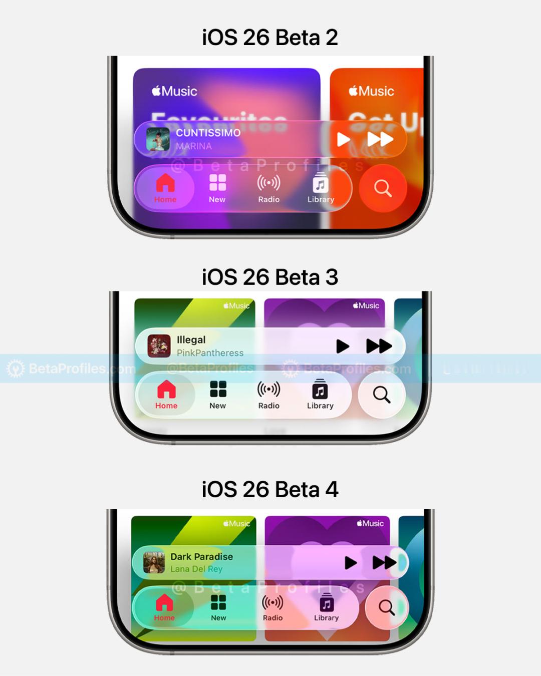 给我的iPhone16ProMax升级了iOS26Beta4整体
