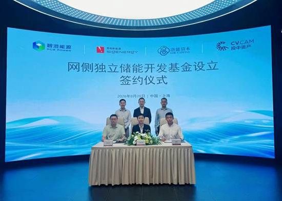 碧澄能源、思格新能源、洛能资本、投中资产四方签约设立首期网侧独立储能开发基金