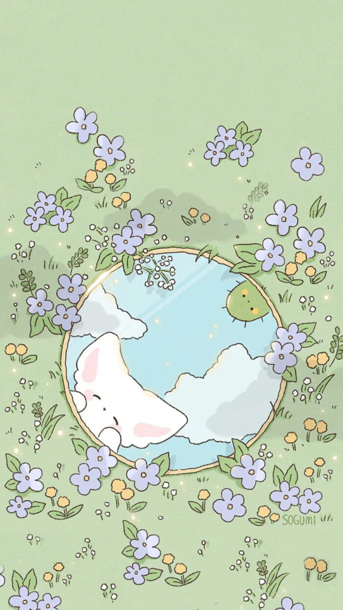 ins背景图丨绿色夏天丨聊天背景丨背景素材丨动漫壁纸