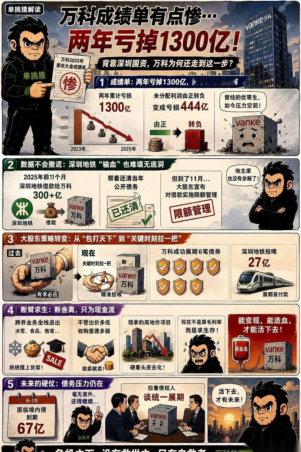 万科这事儿，真是把所有人都看傻了。股东大会上，一份财报拍在桌上，数字冰冷得像铁