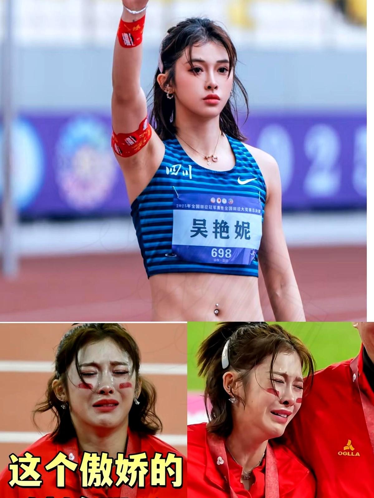 看完女子跨栏我弟一脸不可理喻：“冠军哭能理解，吴艳妮哭啥啊？”我直接摇头：男
