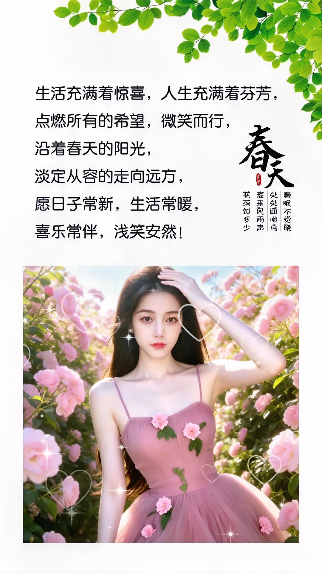 春有约花不误春天来了，不负春光，不负己！一切都有了重新开始的勇气。过去