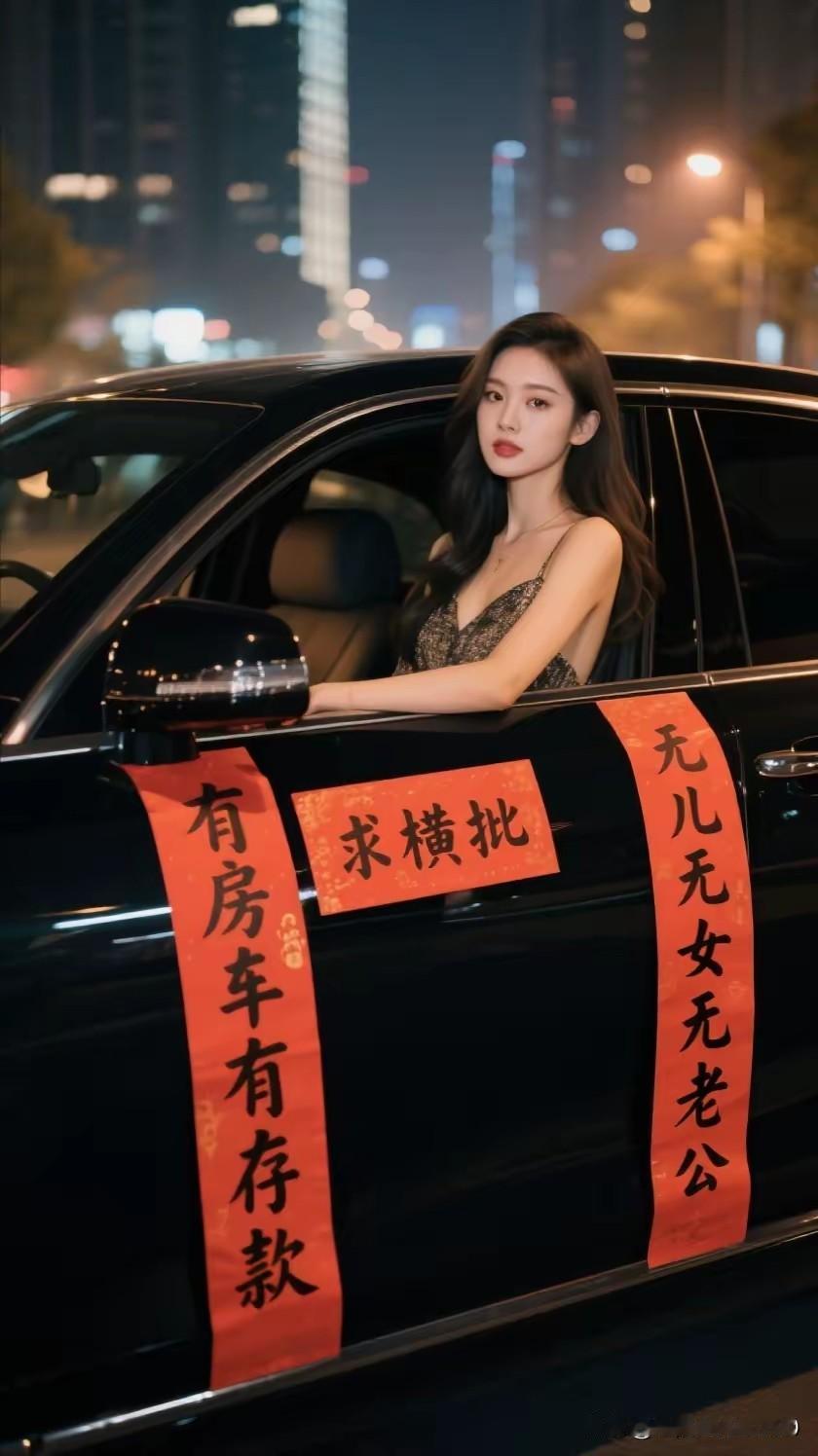 上联：有车有房有存款下联：无儿无女无老公横批：独享有无霸气上联此联的“