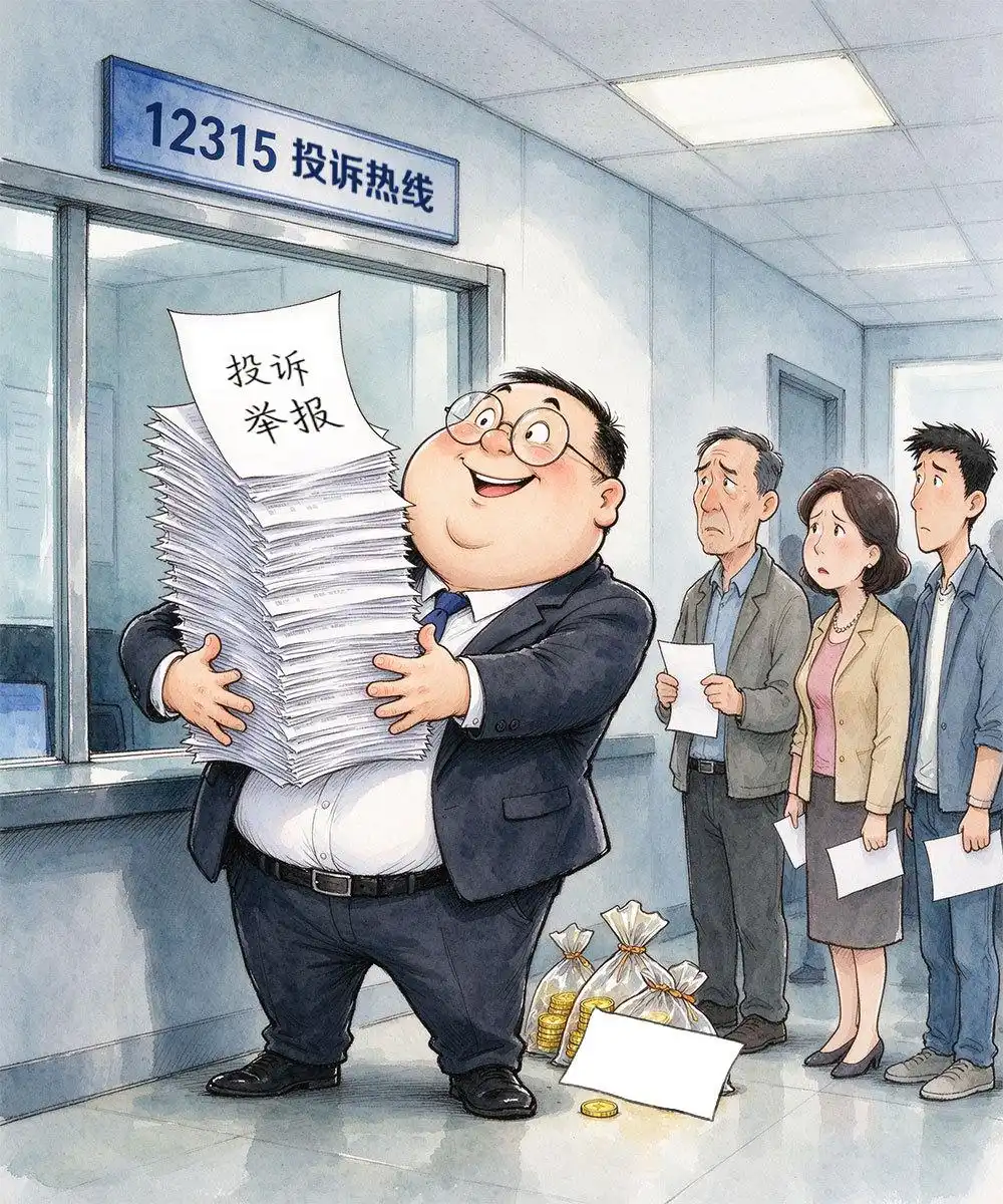 重庆市场监管部门公布案例，蔡某某一年在12315平台举报1520次，另外还有一个人，一年举报735件