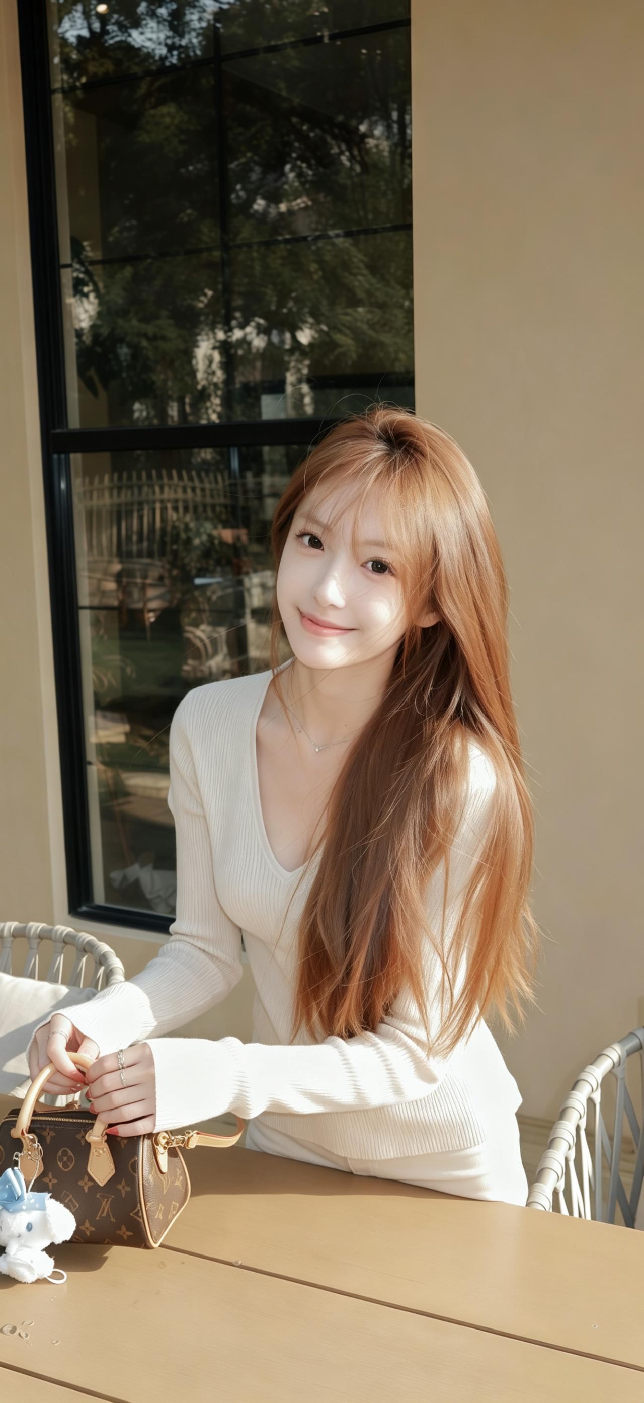 ☕温柔治愈风午后咖啡馆｜温柔系少女的松弛日常暖调阳光漫过玻璃窗，米白色V