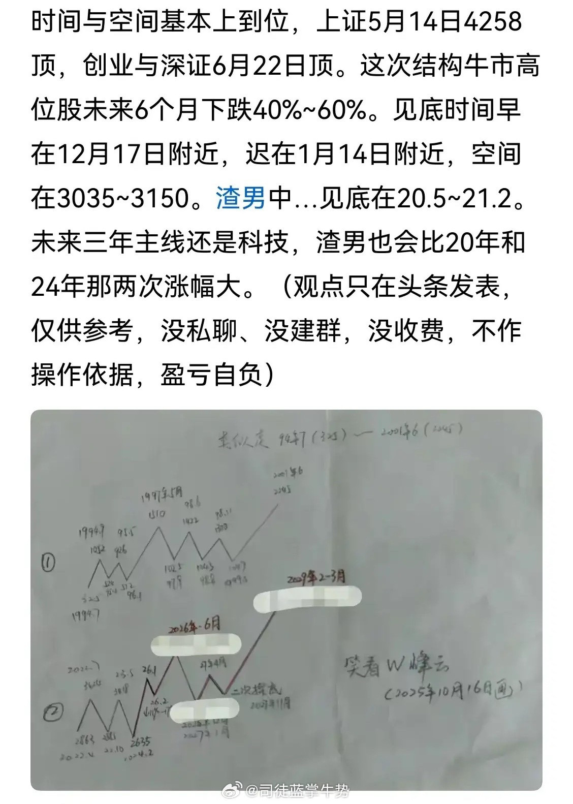 未来一个月内至少见3950上方，肯定又一堆看牛市的声音，认为结构牛市还没结束。未