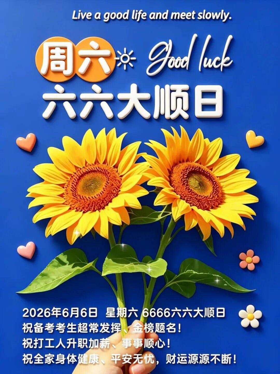 农历四月廿一，一句早安寄牵挂，一缕清风送安康。岁月匆匆来去，得失本是常态，放下执