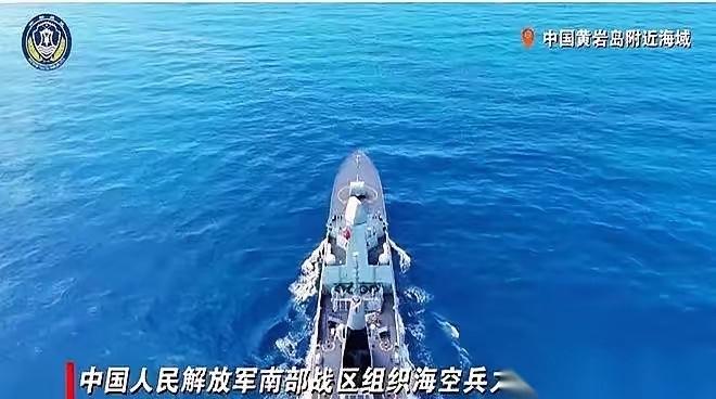 这次，有点不一样了。人家航母开到咱家门口，后面还跟着几个小弟蹦跶。以前那种老