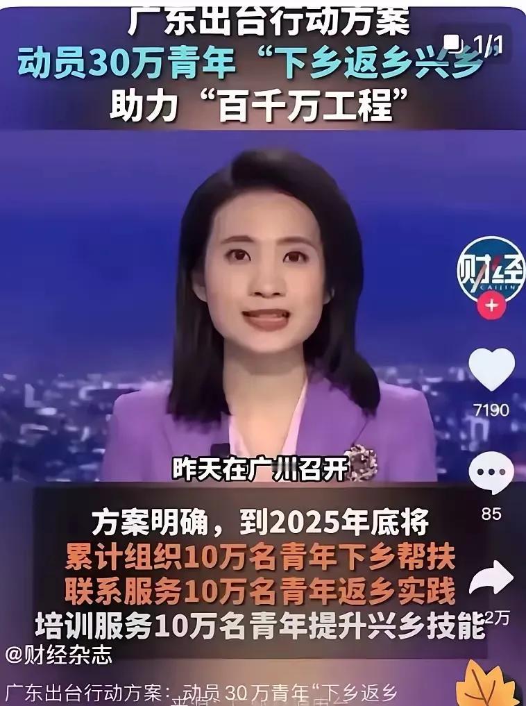 30万青年下乡，广东乡村要变天？惊爆！广东重磅推出《广东青年下乡返乡兴乡助