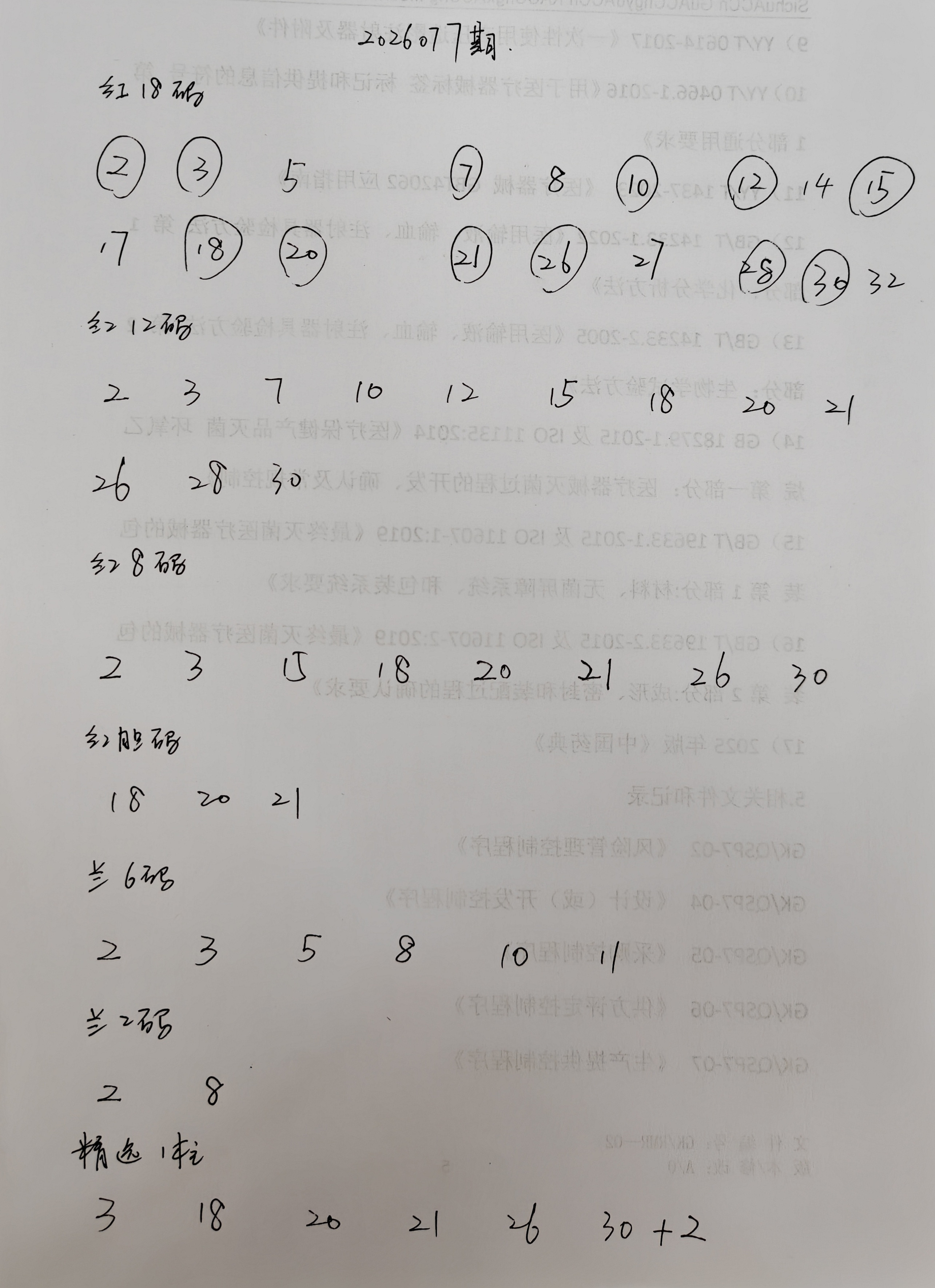 双色球2026077期预测分析！