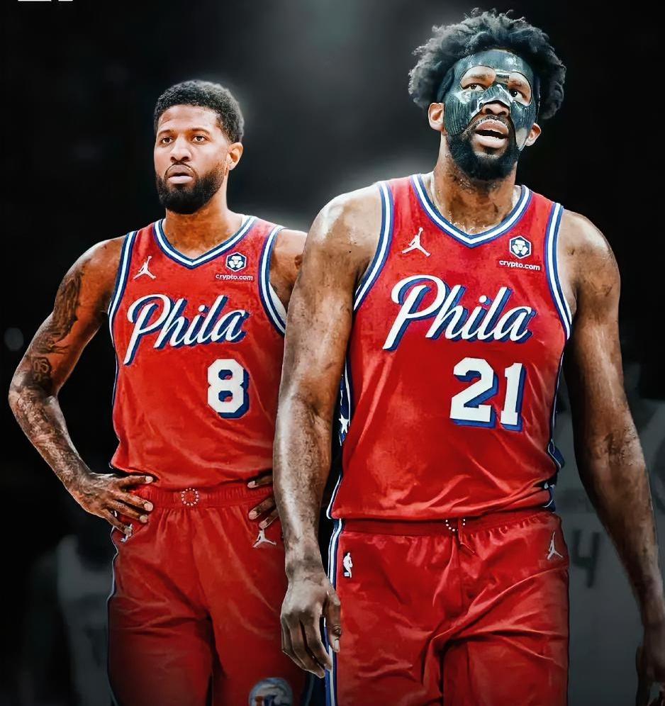 不吹不黑，保罗·乔治和恩比德表现对比！！恩比德：今日首发出战36分钟，投篮21