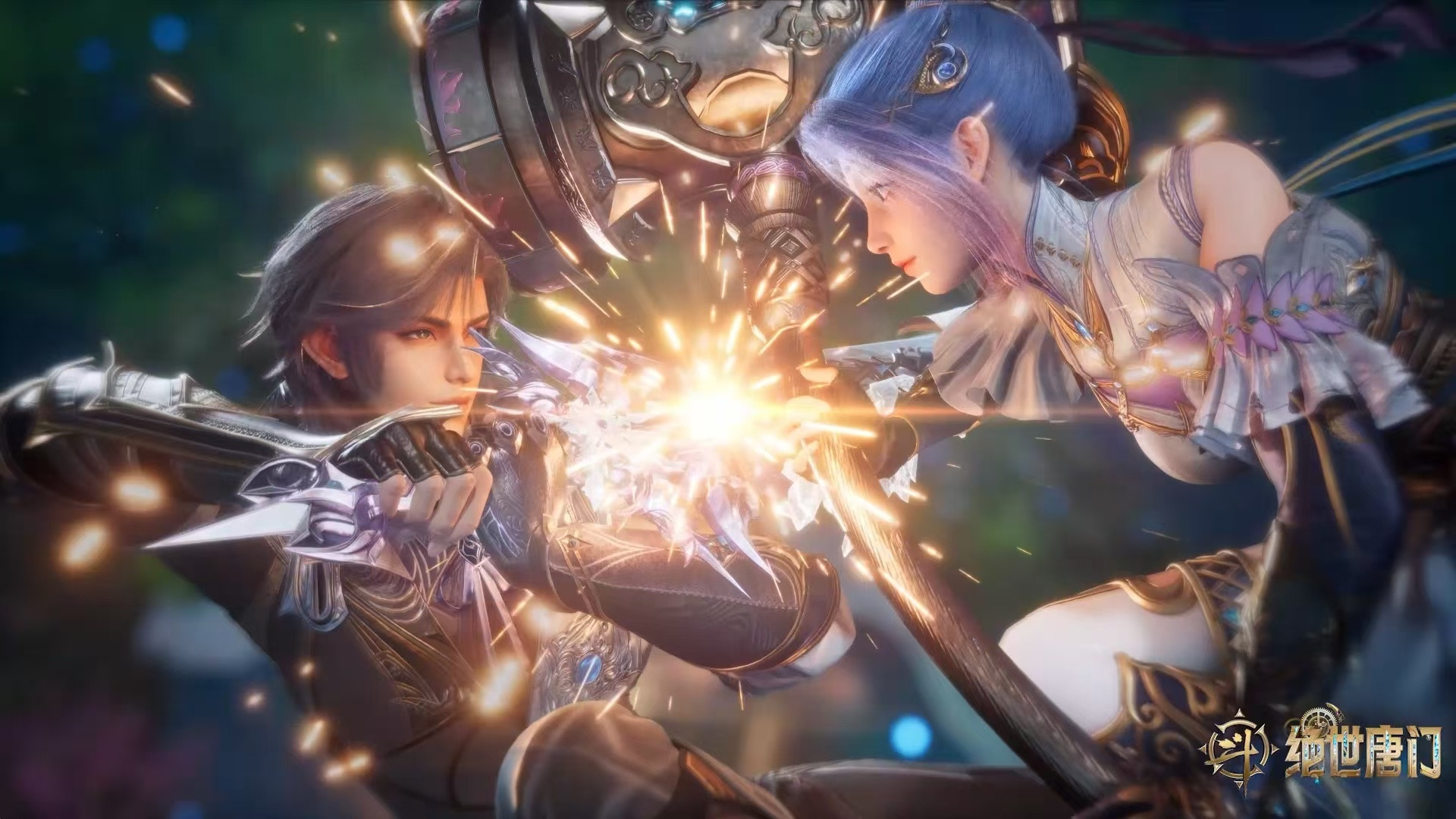 动漫斗罗2霍雨浩唐舞桐宿命重逢新年迎喜番斗罗大陆2动画斗罗大陆2这波名场面战力