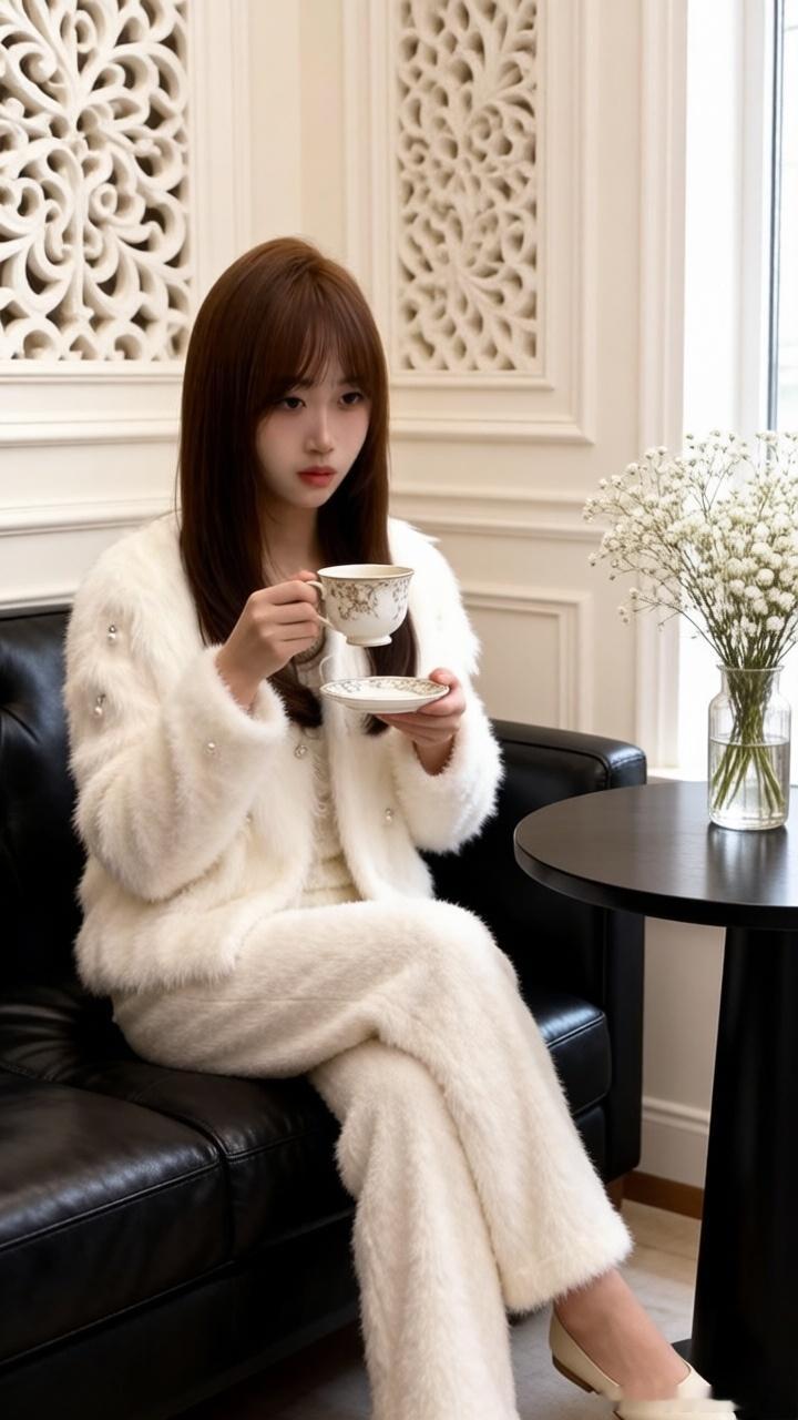 美女独守一个人的清雅