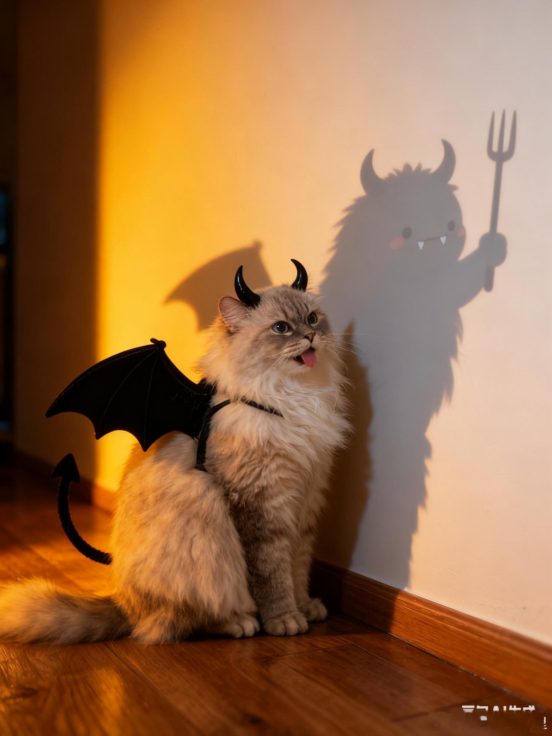 不给猫条就捣乱！不然今晚就变成可爱鬼👻吓鼠你！​​​