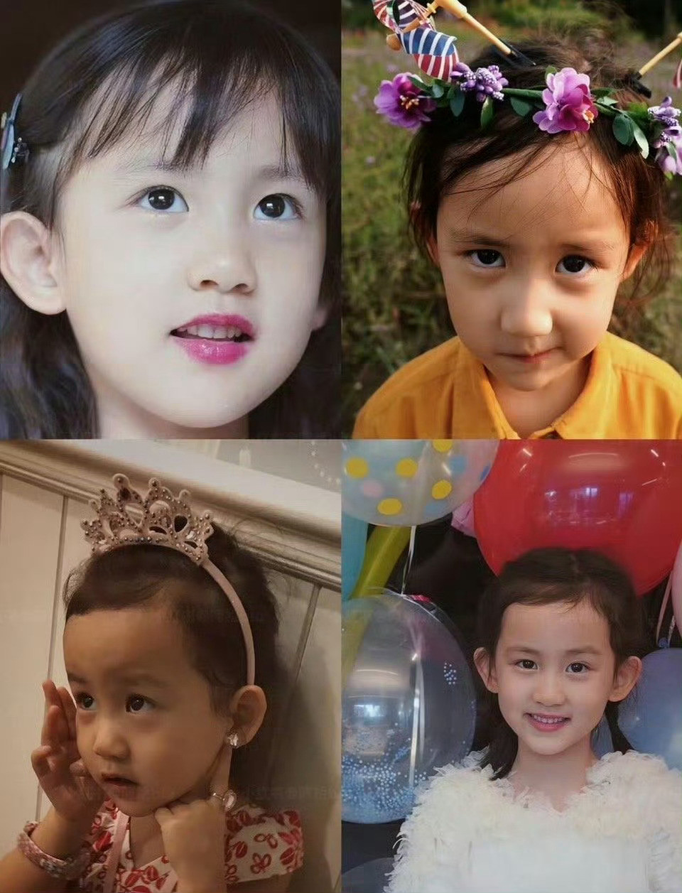 黄磊孙莉二女儿颜值二女儿颜值不如大女儿多多，长得跟爸爸黄磊复制版，但是颜值也不差