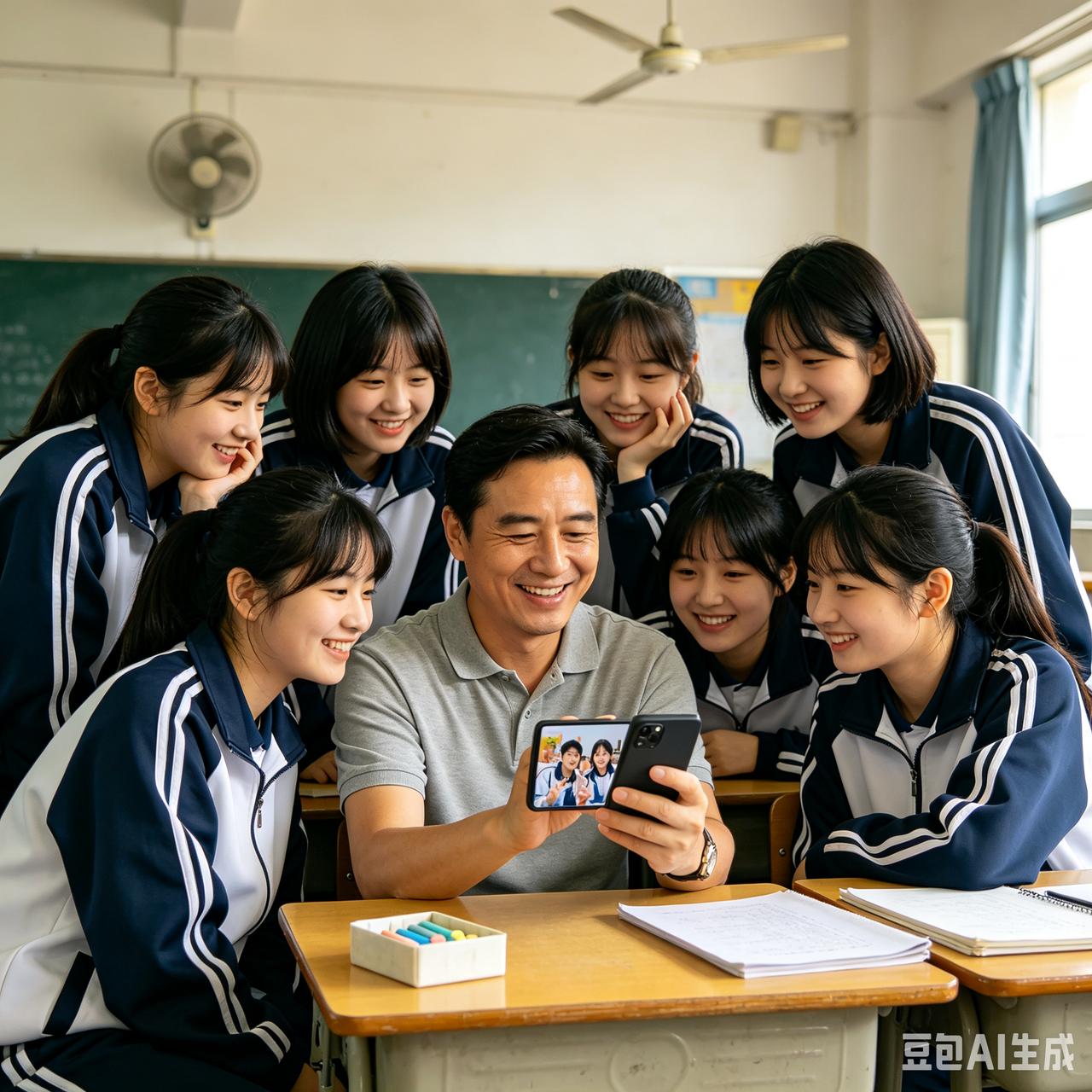 读初中三年级时遇见一个老师，他是上数学的，还当我们的班主任，四十岁左右。他这个人
