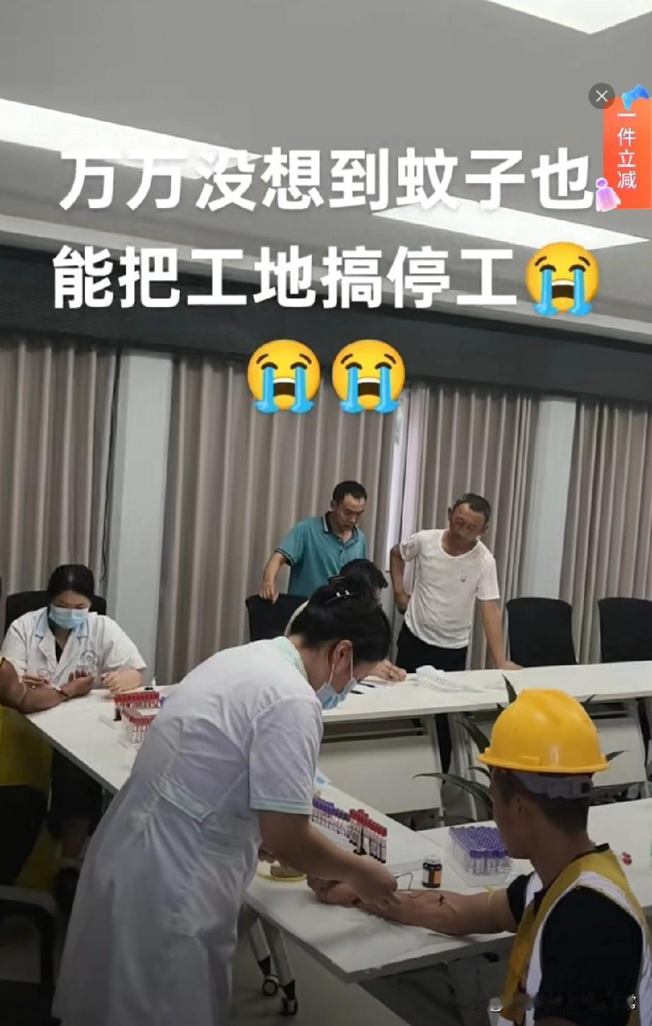 蚊子把工地搞停工！全员抽血排查，货车进工地先消毒谁能想到，小小的蚊子居然把
