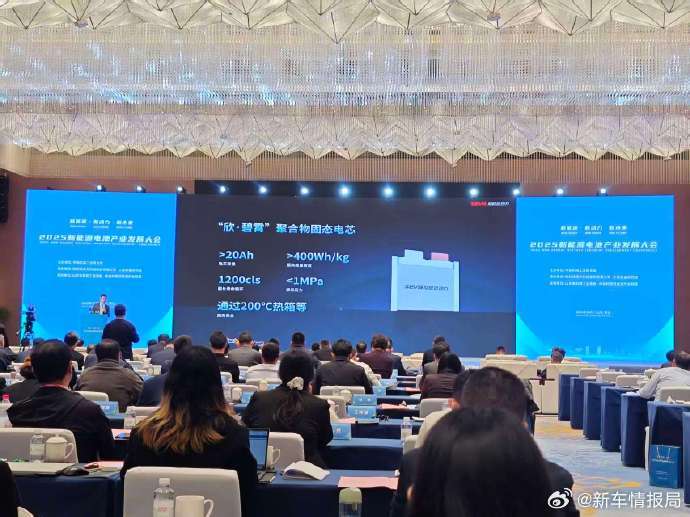 【欣旺达宣布推出新一代固态电池】10月23日，在2025新能源电池产业发展大会上