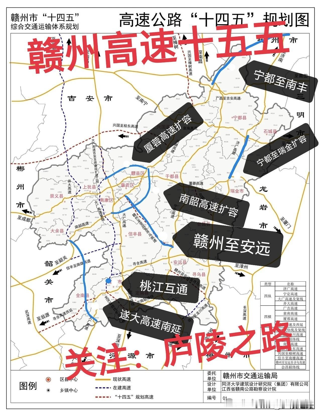 好消息！赣州这条二环绕城高速公路，总投资高达113亿、线路总长74公里，现已备案