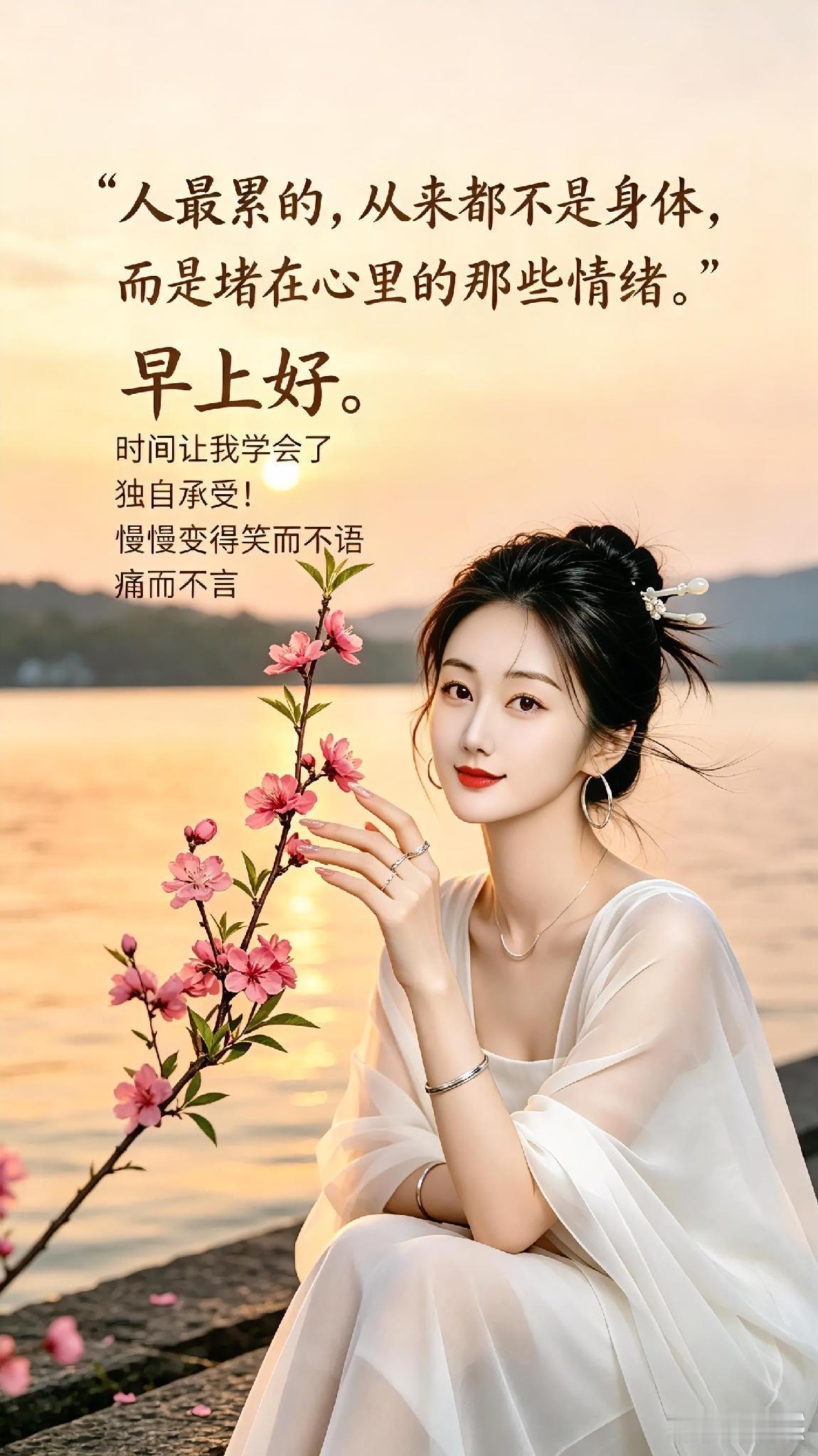 早上好，友友们！我们终其一生，都在修炼实力与底气。不必羡慕别人的光鲜，