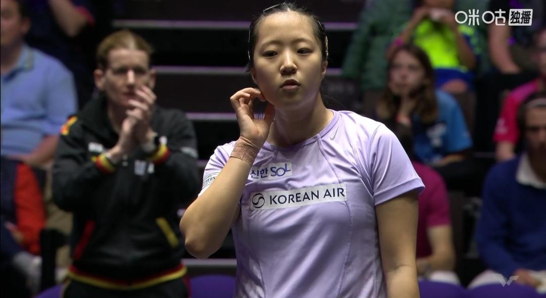 这是信号！德国老将温特晋级女单决赛！第一场女单半决赛结束了！韩国申裕