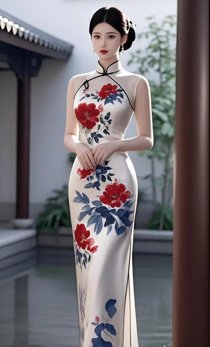 太美了！东方旗袍女神！