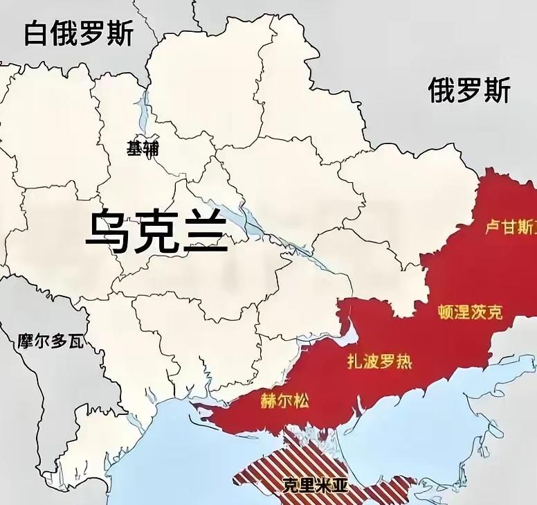 乌克兰的地盘在逐渐的缩水，使得俄罗斯建立安全缓冲区成为了可能。现在俄罗斯对卢甘斯