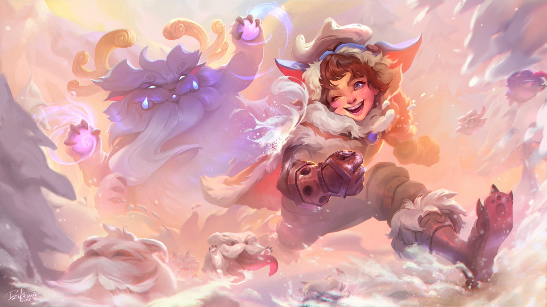 努努和威朗普（cr:Dzikawa）英雄联盟