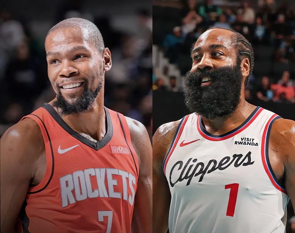 有一说一，本场哈登和杜兰特表现不佳！！哈登:本场比赛上场40分钟，投篮18中7