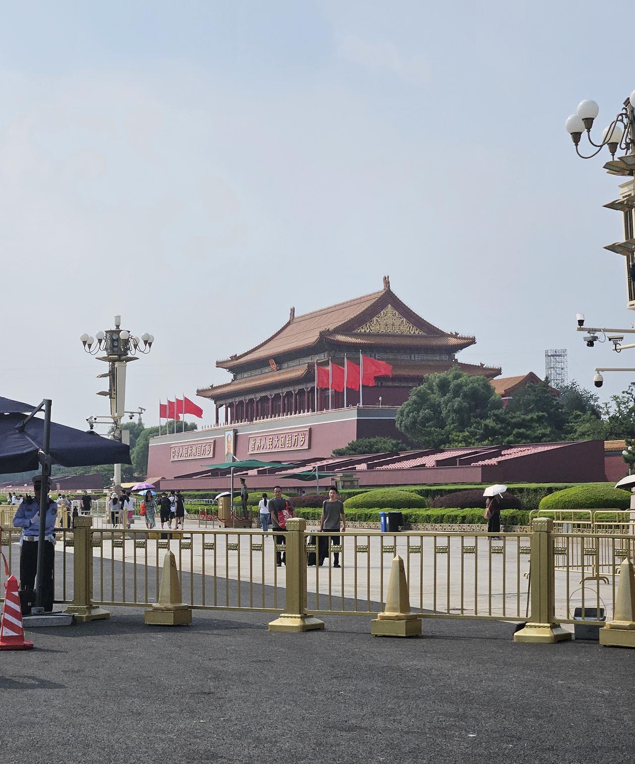 这里是九月四号的天安门，这里是全国人民向往的北京天安门