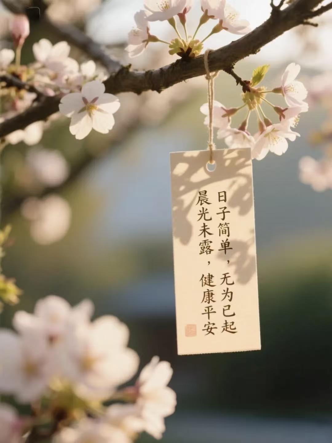 金秋已盡霜降來，天涼風寒加衣裳，今生善緣永不忘，滿心祝福晨送上，健康快樂