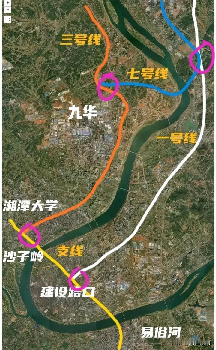 湘潭厉害！不仅仅有城际，依靠大哥长沙还有了地铁，这在湖南都是独一份，所以说离省会