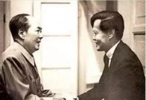 当年毛泽东会见杨振宁，两人脸上都挂着笑容，画面很喜人。