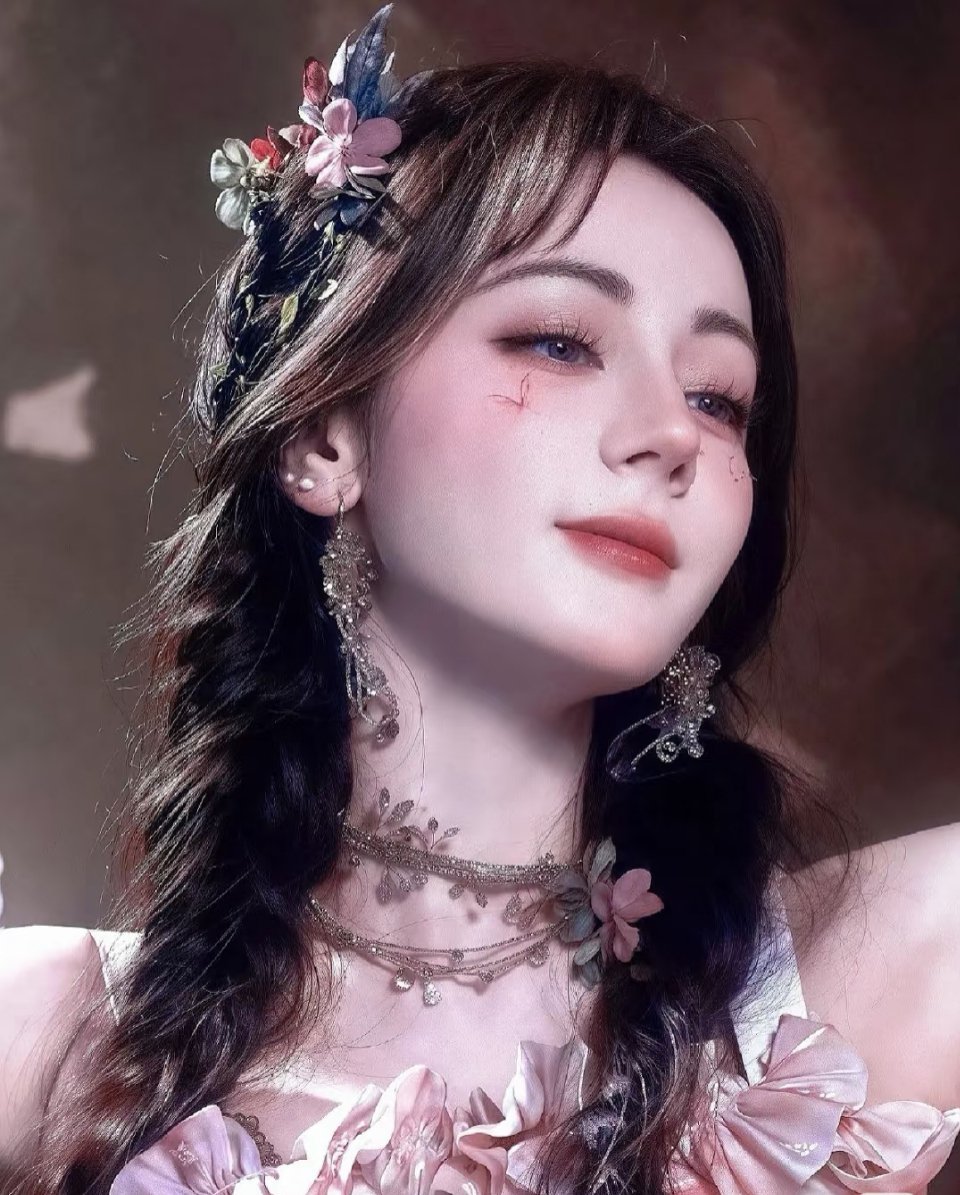 迪丽热巴像花间的精灵一样[抱抱][抱抱]美死我了​​​