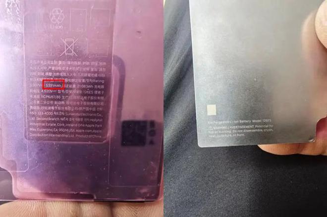 5391mAh实锤iPhone18ProMax真机电池流出8月11日消息