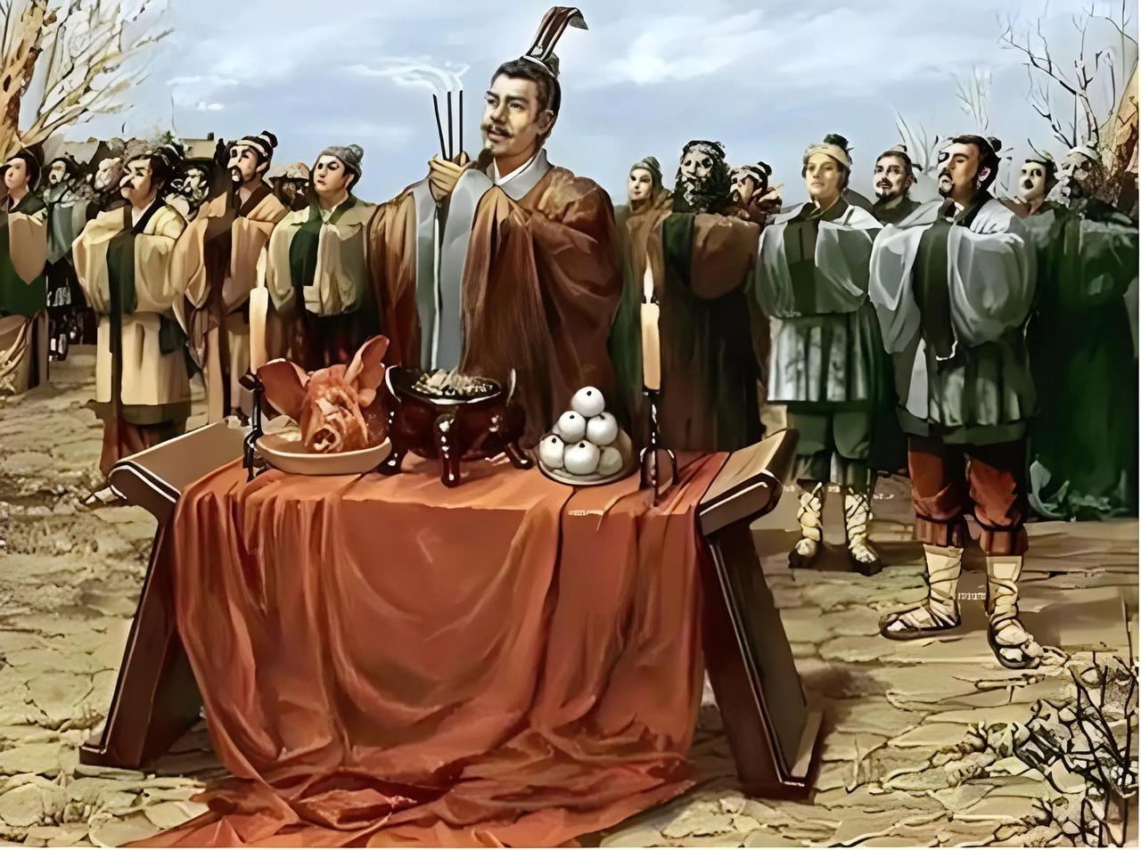东汉有个叫祭肜的人，被光武帝刘秀派去守辽东。他把边境上的匈奴、鲜卑、乌桓全请来喝