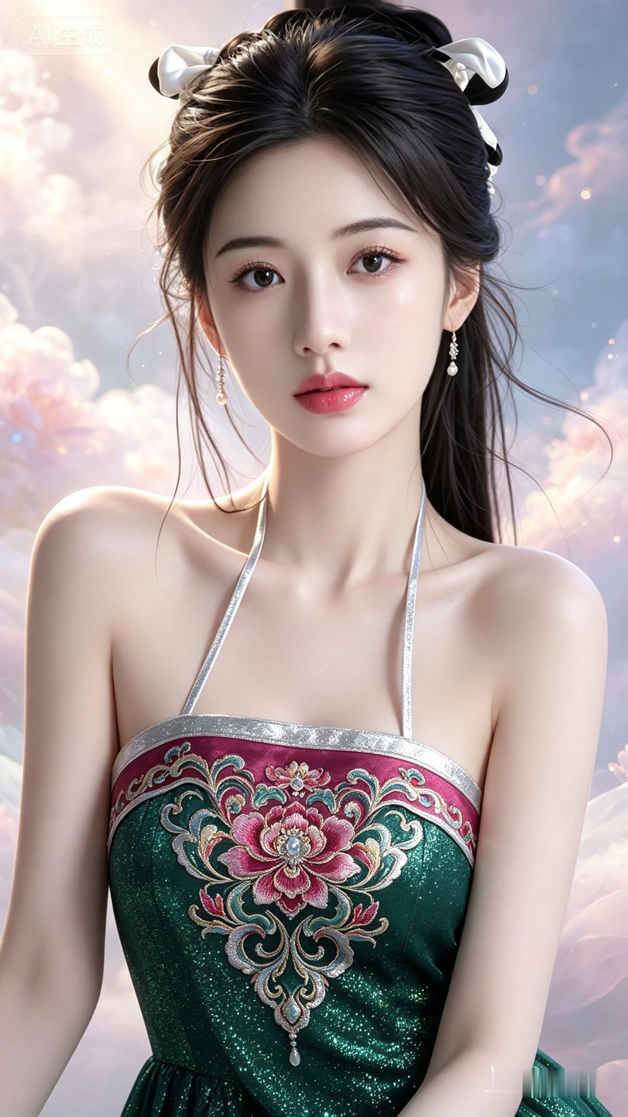 梦幻仙女风，绿裙花仙子，仙气飘飘！