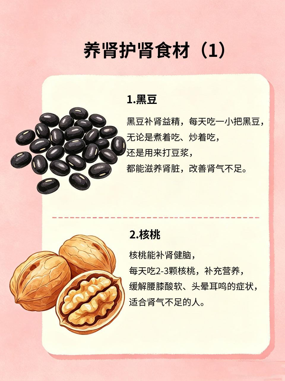 肾气不足的人，这几样别再省了肾气不足的人，会出现乏力、腰膝酸软、脱发、失眠等问