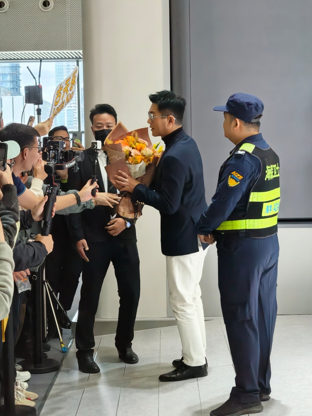 在乐道碰到古天乐啦