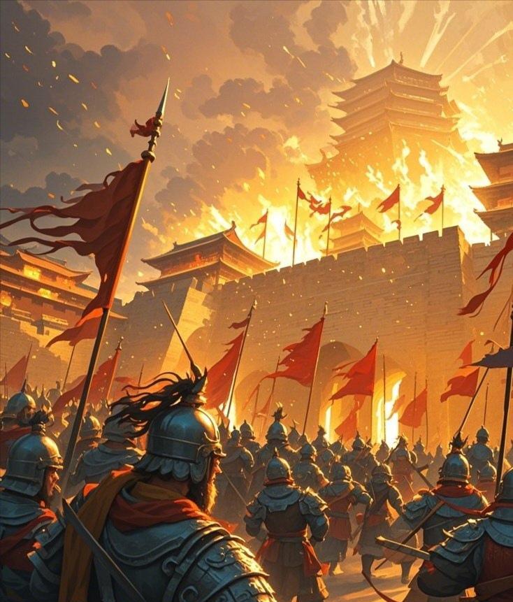 公元884年，黄巢攻入长安之时，唐廷留下了大量宫女，为了一条活路，这些宫女大多委