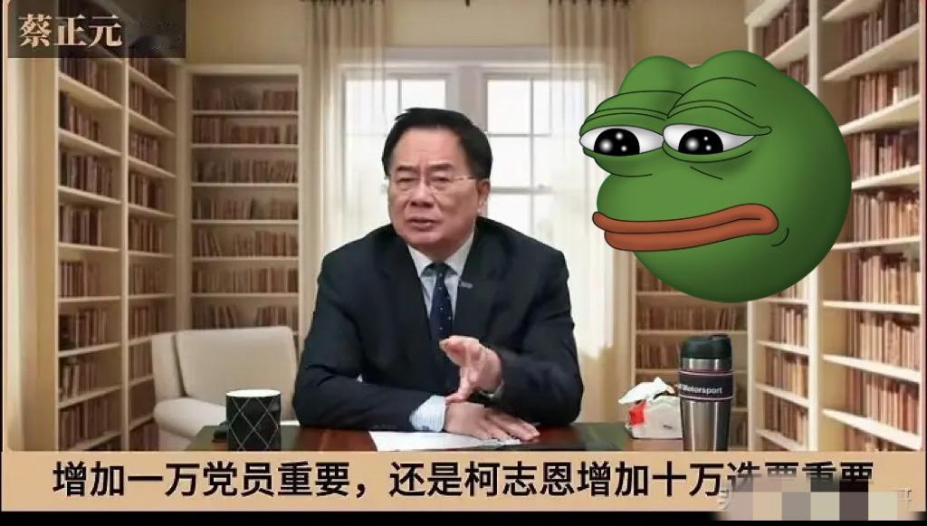 蔡正元发布视频问：国民党增加一万、两万党员重要还是柯志恩增加十万选票重要？蔡正元