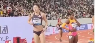 千分之七秒之差！吴艳妮带伤夺铜，赛后哽咽道歉在韩国龟尾举行的第26届亚洲田径