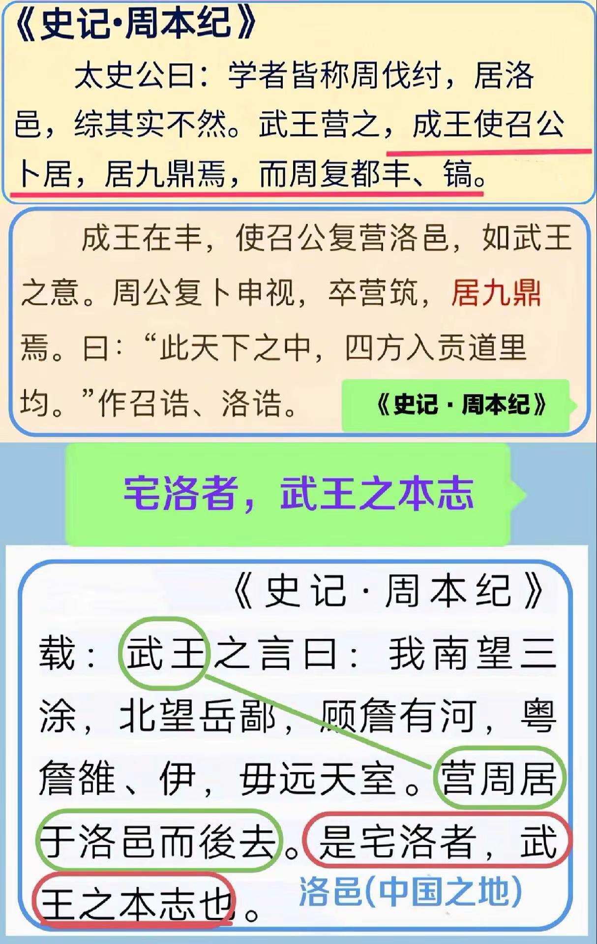 成周祠堂是由武王始营，成王及周召二公复营。我回复了@不能无脑的评论：“武王营周